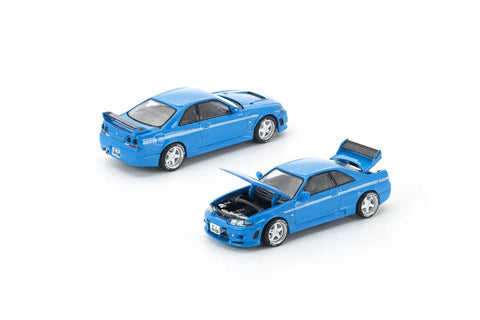 Poprace 1/64 Skyline GT-R R33 Nismo 400R Championship Blue (Enigma Exclusive Edition)