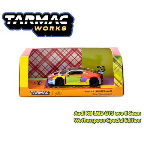 Tarmac Works 1/64 Audi R8 LMS GT3 Evo II Sean Wotherspoon Special Edition Hobby64
