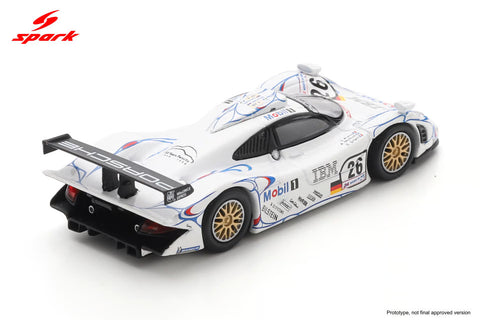 Spark 1/64 Porsche 911 GT1 No.26 Winner Le Mans 24H 1998 A. McNish - L. Aïello - S. Ortelli