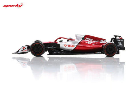 Spark 1/64 Alfa Romeo F1 Team ORLEN C42 No.24 Alfa Romeo F1 Team ORLEN 2022 Zhou Guanyu