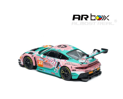 Almost Real 1/64 ARbox Porsche 911 GT3 R 2026 China GT Ningbo Absolute Racing 22 - GT Hobby Store