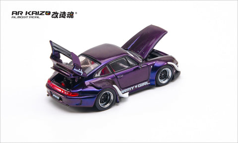 Almost Real 1:64 KAIZO RWB 993 Army Girl Special Edition – Candy Purple - GT Hobby Store