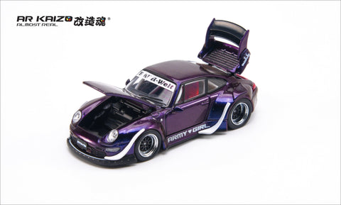 Almost Real 1:64 KAIZO RWB 993 Army Girl Special Edition – Candy Purple - GT Hobby Store
