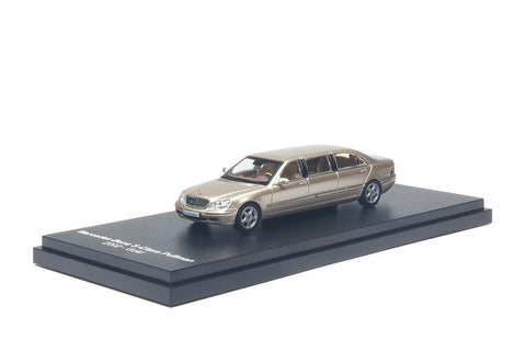 Almost Real 1/64 Mercedes-Benz S-Class S600 Pullman 2002 - Gold - GT Hobby Store