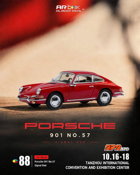 Almost Real 1/64 Porsche 901 -signal Red (APA XPO 2026) - GT Hobby Store