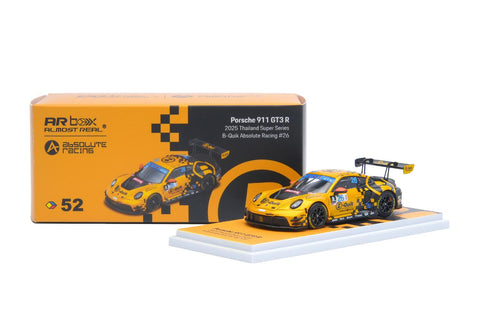 Almost Real 1/64 Porsche 911 GT3 R 2025 Thailand Super Series B-Quik Absolute Racing 26 - GT Hobby Store