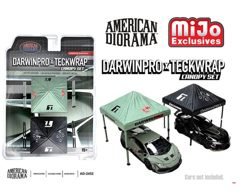 American Diorama 1:64 DarwinPro x Teckwrap Canopy set – Limited Edition - GT Hobby Store