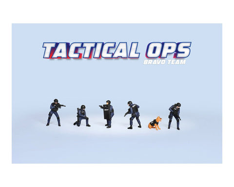 American Diorama 1:64 Figures Tactical OPS SWAT Team - GT Hobby Store