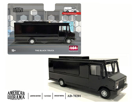 American Diorama 1/64 Food Truck series – The Black Truck - GT Hobby Store
