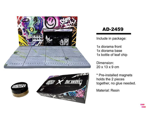 American Diorama 1/64 LA Street Art Diorama Cyber Punk B - GT Hobby Store
