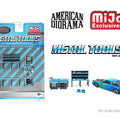 American Diorama 1:64 Metal Tools Set A Blue - GT Hobby Store