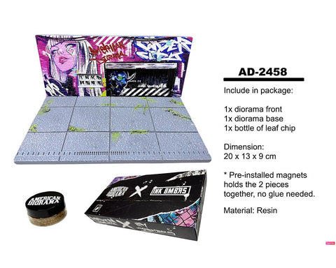 American Diorama 1/64 MiJo Exclusives LA Street Art Diorama Cyber Punk A - GT Hobby Store