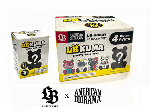 American Diorama x Liberty Walk Kuma Version 1 100% Blind Box - GT Hobby Store