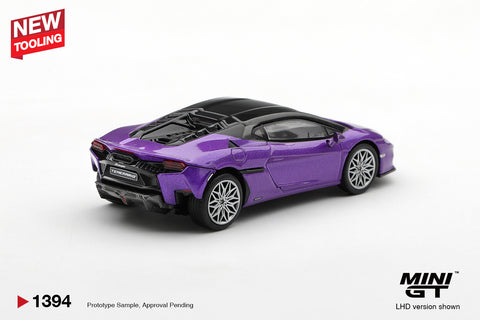 Mini GT 1/64 Lamborghini Temerario Viola Pasifae