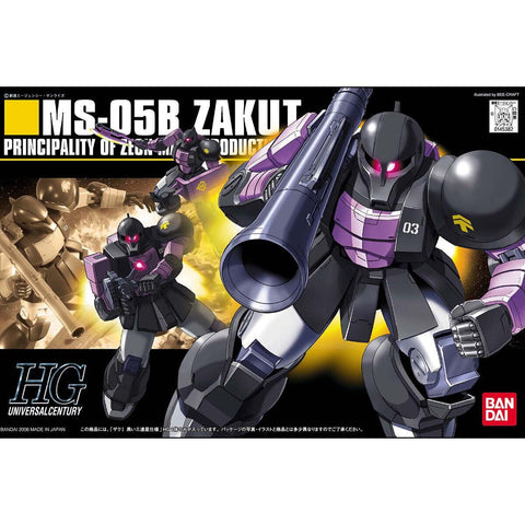 Bandai 1/144 HGUC Zaku-I Black Tri Stars - GT Hobby Store