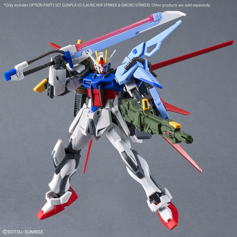 Bandai 1/144 Option Parts Set Gunpla 02 (Launcher Striker and Sword Striker Packs) - GT Hobby Store