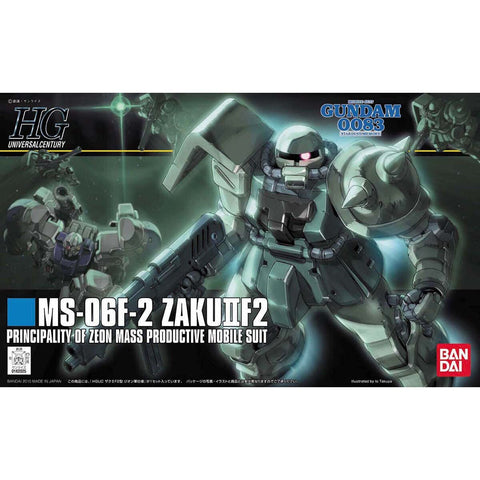 Bandai HGUC 1/144 F2-Zaku-II (Zeon Type) - GT Hobby Store