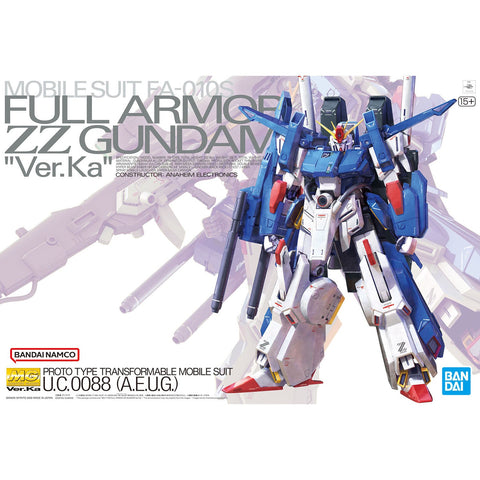 BANDAI MG 1/100 FULL ARMOR ZZ GUNDAM Ver.Ka - GT Hobby Store