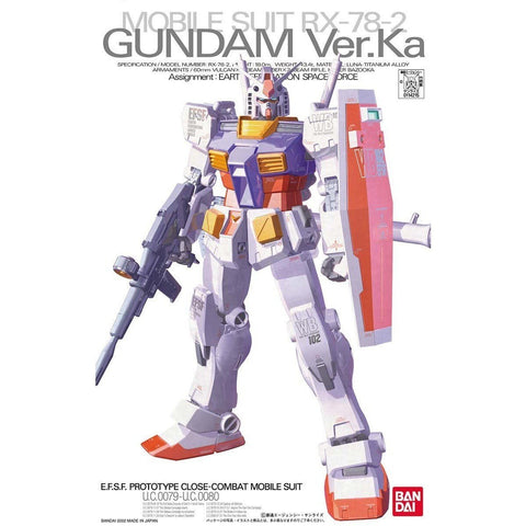 BANDAI MG 1/100 RX - 78 - 2 Gundam Ver.Ka - GT Hobby Store