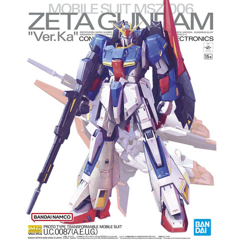 BANDAI MG 1/100 ZETA GUNDAM Ver.Ka - GT Hobby Store