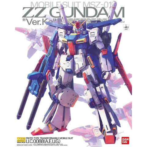 Bandai MG 1/100 ZZ Gundam Ver.Ka - GT Hobby Store