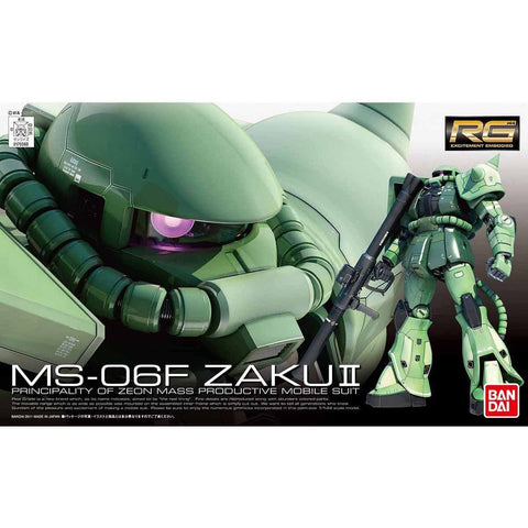 Bandai RG 1/144 MS-06F Zaku II - GT Hobby Store