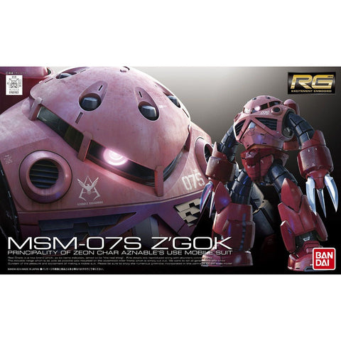Bandai RG 1/144 MSM - 07S Char's Z'Gok - GT Hobby Store