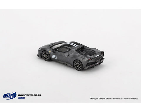 BBR 1:64 Ferrari 296 Speciale – Grigio Silverstone Opaco - GT Hobby Store