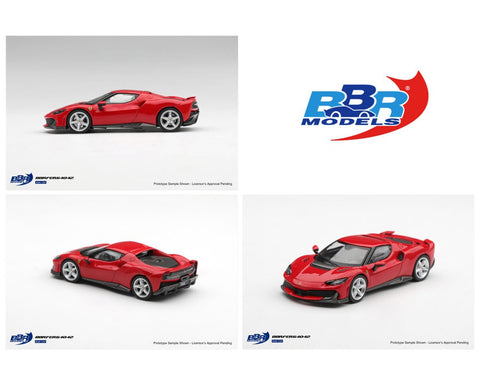 BBR 1/64 Ferrari 296 Speciale – Rosso Corsa Red - GT Hobby Store