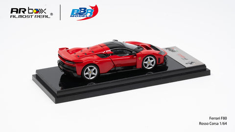 BBR 1/64 Ferrari F80 Rosso Corsa With Silver Wheels (APA XPO 2026) - GT Hobby Store