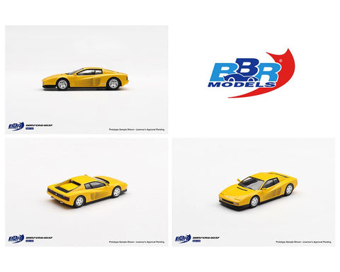 BBR Models 1:64 1989 Ferrari Testarossa – Giallo Modena – Limited Edition - GT Hobby Store
