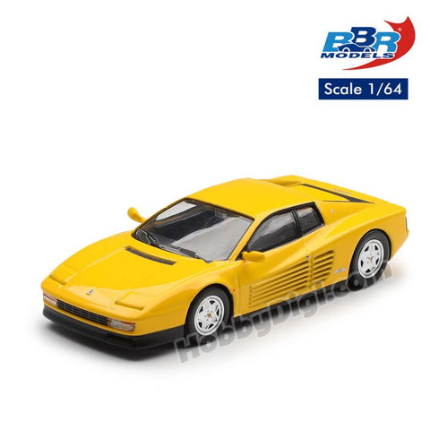 BBR Models 1:64 1989 Ferrari Testarossa – Giallo Modena – Limited Edition - GT Hobby Store