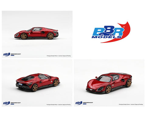 BBR Models 1/64 Alfa Romeo 33 Stradale Rosso Villa d’Este - GT Hobby Store