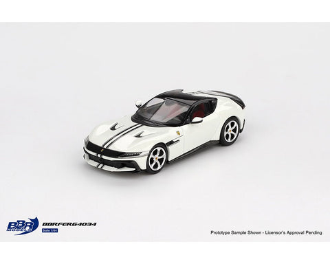 BBR Models 1:64 Ferrari 12 Cilindri – Bianco Avus White – Limited Edition - GT Hobby Store