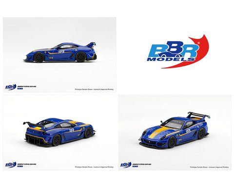 BBR Models 1/64 Ferrari 599XX EVO 18 Blue - GT Hobby Store