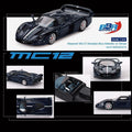 BBR Models 1:64 Maserati MC12 Stradale – Blue Metallic w/ Stripe - GT Hobby Store