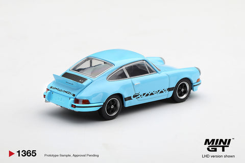 Mini GT 1/64 Porsche 911 Carrera RS 2.7 – Gulf Blue with Black