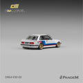 CM Model 1:64 BMW M3 E30 Alpine Pandem – White with M Tri - Stripes - Limited Edition - GT Hobby Store