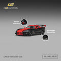 CM Model 1/64 Dodge Viper ACR(ZBII) Viper Black With Red - GT Hobby Store