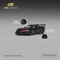 CM Model 1/64 Dodge Viper ACR(ZBII) Viper Black With Viper Red - GT Hobby Store