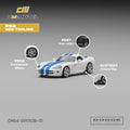 CM Model 1/64 Dodge Viper(ZBI) Stone White With Blue Racing Stripes - GT Hobby Store