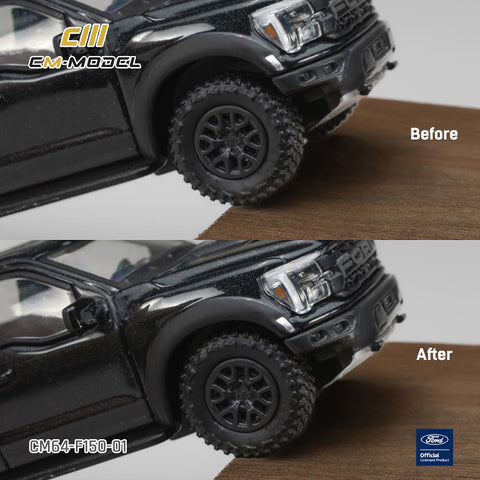 CM Model 1/64 F-150 Raptor Agate Black Metallic - GT Hobby Store