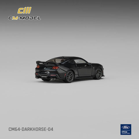 CM Model 1/64 Ford Mustang Darkhorse Shadow Black - GT Hobby Store
