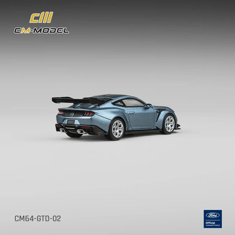 CM Model 1/64 Ford Mustang GTD Indulgent Blue - GT Hobby Store