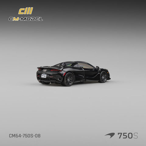 CM Model 1/64 Mclaren 750S Spider Onyx Black - GT Hobby Store