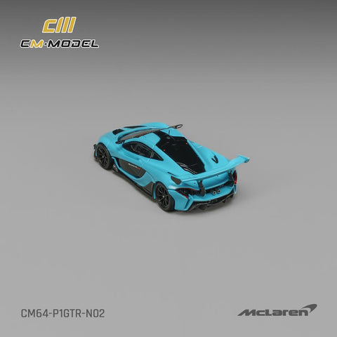 CM Model 1/64 McLaren P1 GTR Iridium Blue - GT Hobby Store