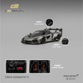 CM Model 1/64 McLaren Senna GTR – Metallic Silver Gray - GT Hobby Store