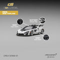 CM Model 1/64 McLaren Senna Silica White - GT Hobby Store