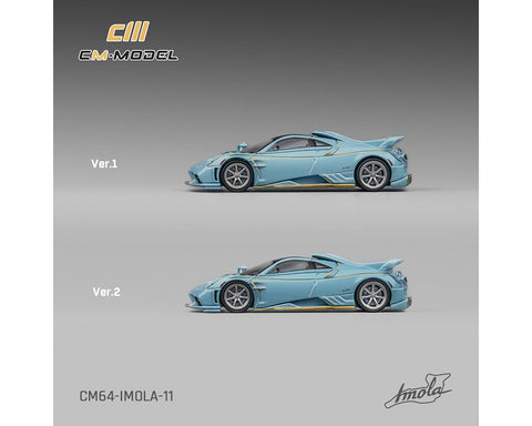 CM Model 1:64 Pagani Imola – Azzurro Sardegna - Limited Edition - GT Hobby Store