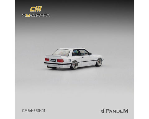 CM Model 1:64 Pandem BMW M3 E30 – Pearl White - GT Hobby Store
